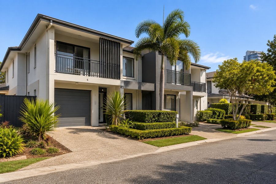 Townhouse-style property representing low-maintenance investment options in Broadbeach Waters.