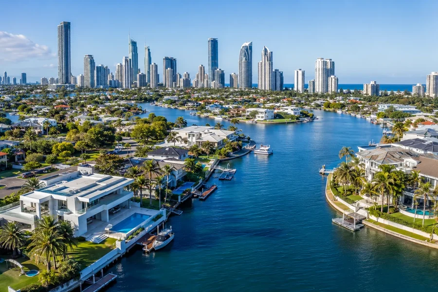 Waterfront canal homes in Mermaid Waters for buyers seeking premium Gold Coast property.