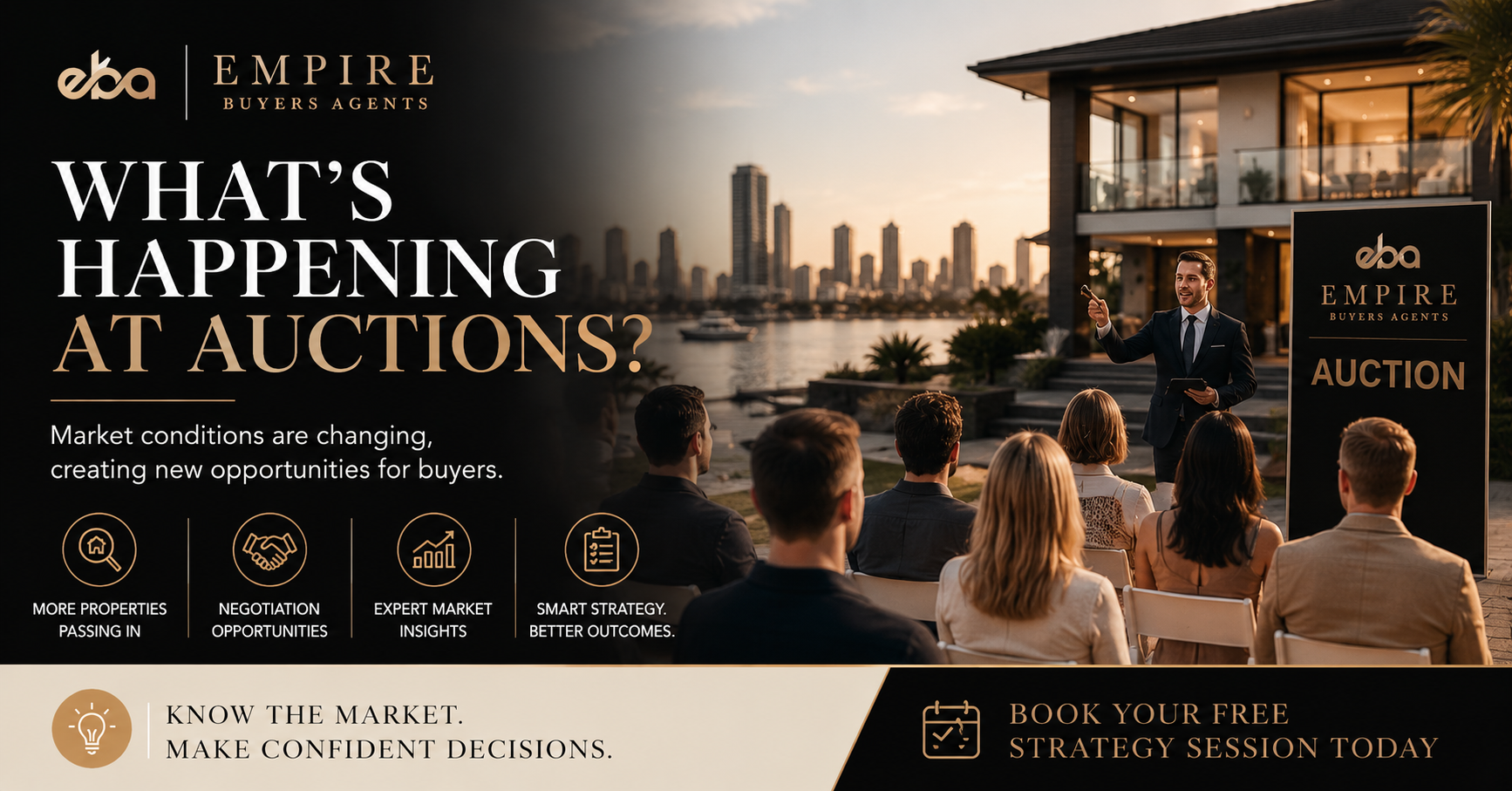 Passed-in auctions and post-auction negotiation opportunities for Gold Coast property buyers
