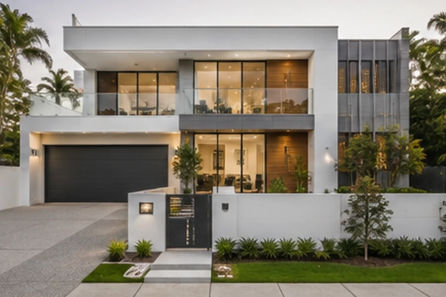 Helensvale Buyers Agent contemporary home with modern design, landscaped gardens and family-friendly outdoor living