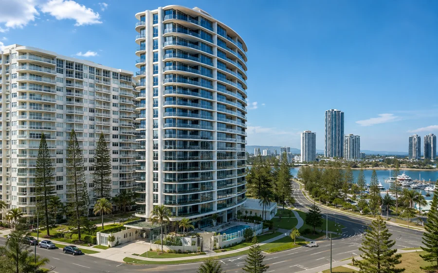 main beach apartments units Main Beach buyers agent view of modern apartments and units near the beach and Broadwater