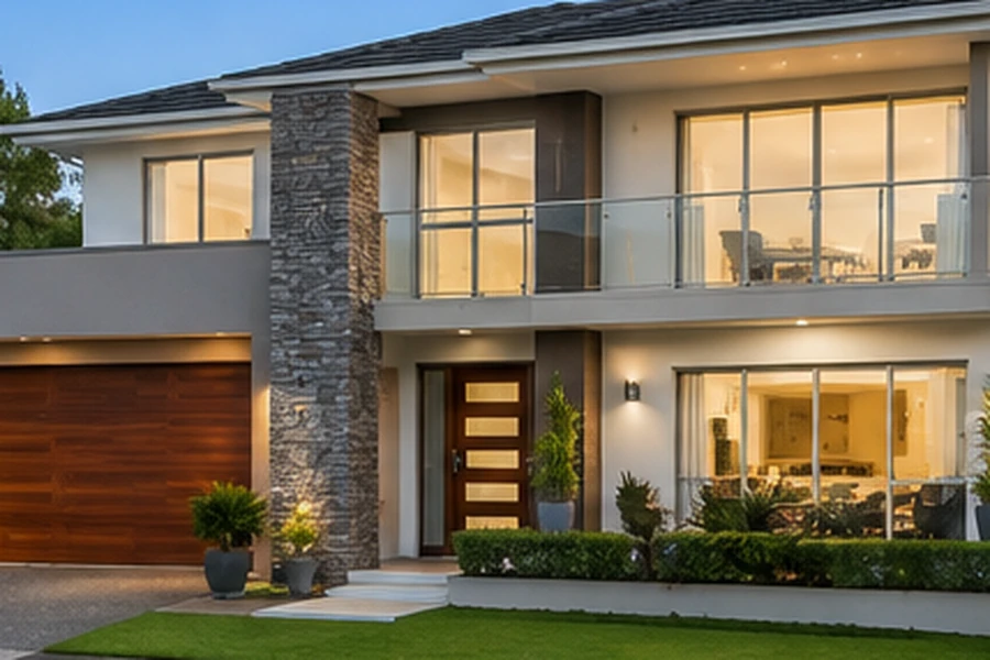 Merrimac Buyers Agent contemporary home with modern design, landscaped gardens and family-friendly living