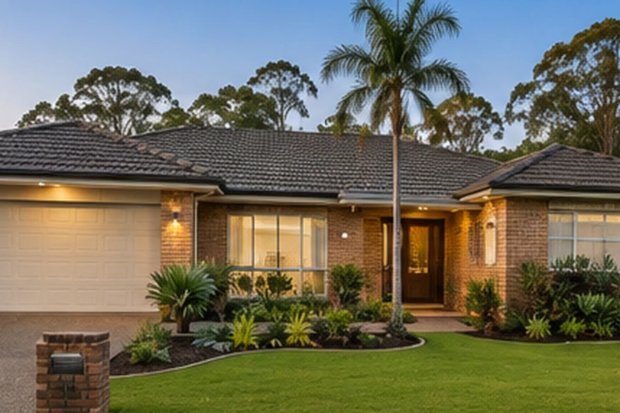 Merrimac Buyers Agent established family home with landscaped gardens and suburban surroundings