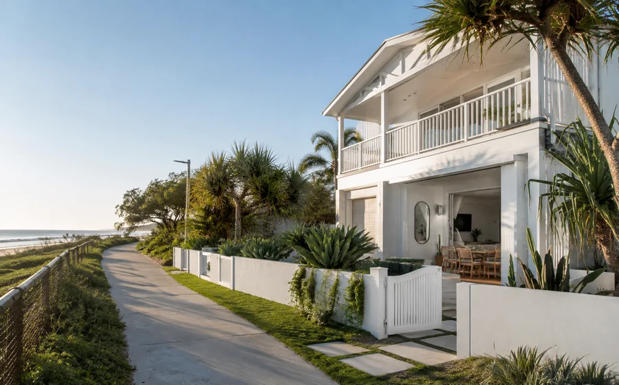 miami beachside coastal homes Miami buyers agent view of a beachside coastal home close to Miami Beach on the Gold Coast