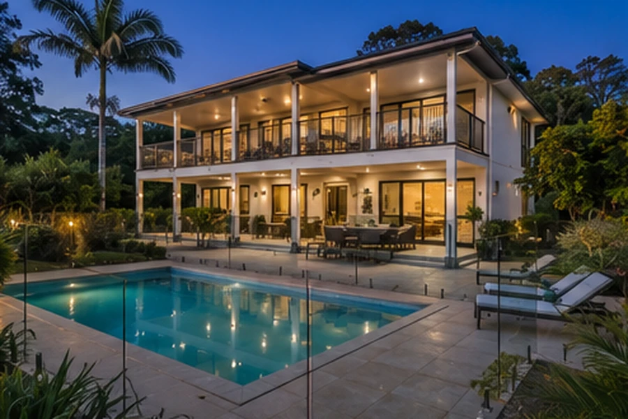 nerang buyers agent contemporary home Nerang Buyers Agent contemporary home with pool, modern design and landscaped outdoor living