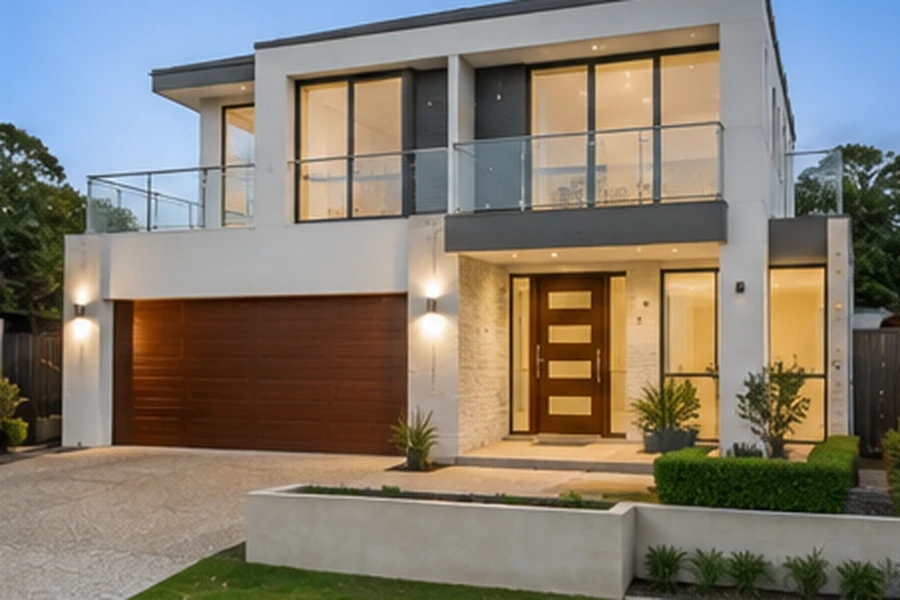 Ormeau Buyers Agent contemporary home with modern design, landscaped gardens and family-friendly living