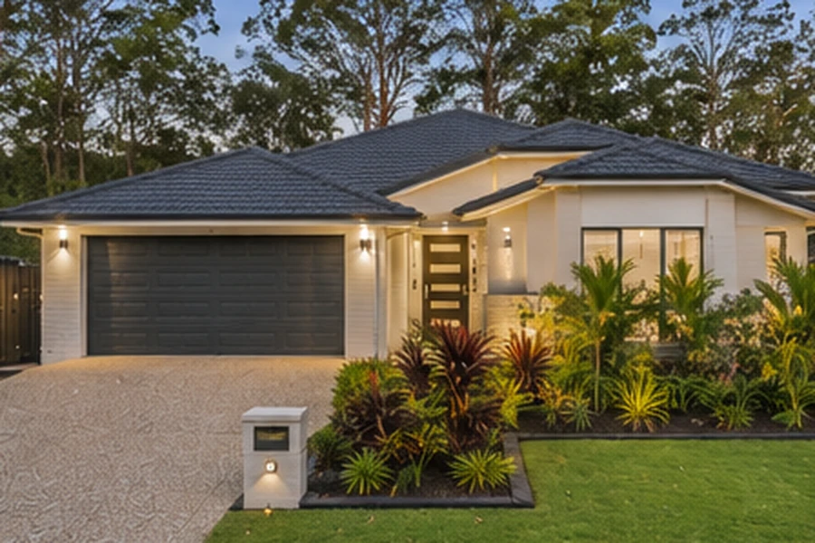 Pacific Pines Buyers Agent established family home with landscaped gardens and leafy suburban surroundings