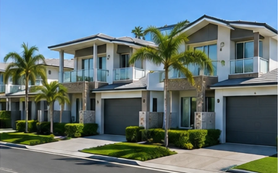paradise point duplexes villas v2 Paradise Point buyers agent view of contemporary duplexes and villas in landscaped residential surroundings