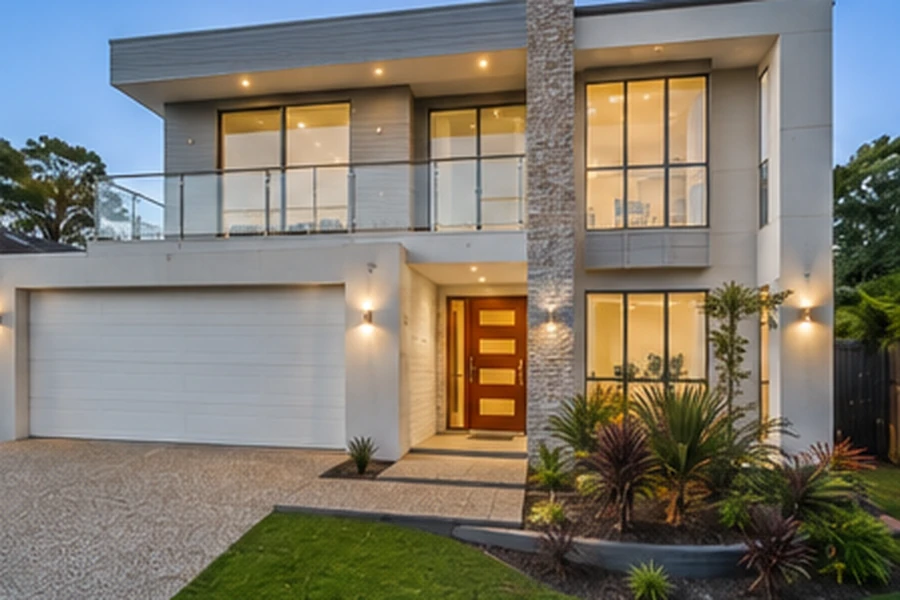 Pimpama Buyers Agent contemporary home with modern design, landscaped gardens and family-friendly living