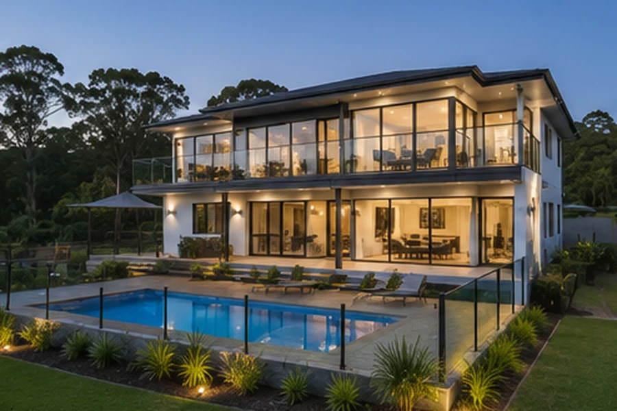 tallai buyers agent contemporary lifestyle home Tallai Buyers Agent contemporary lifestyle home with pool, modern design and elevated hinterland setting